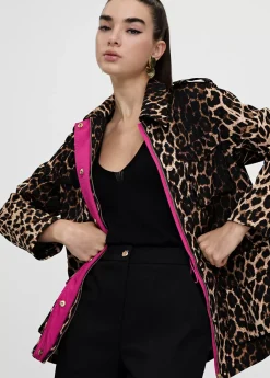 Chaqueta en print animal