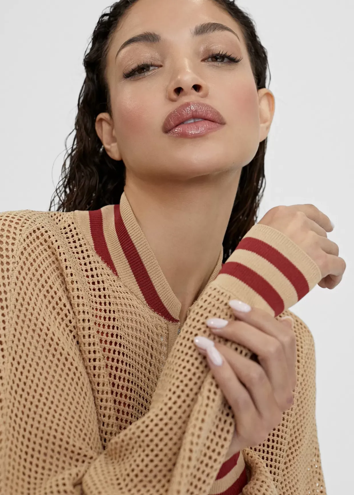 Chaqueta punto oversize