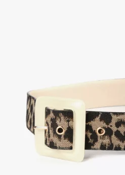 Cinturón ancho maxi hebilla