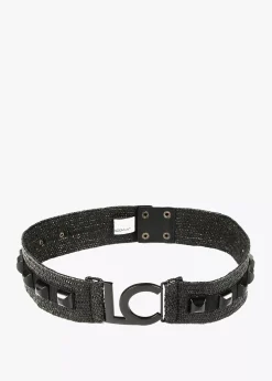 Cinturón efecto ráfia