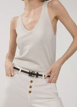 Cinturón estrecho canvas