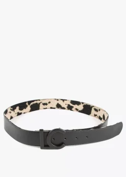 Cinturón reversible animal