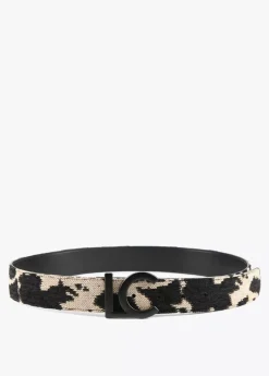 Cinturón reversible animal