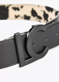 Cinturón reversible animal