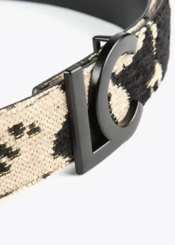 Cinturón reversible animal