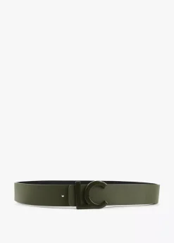 Cinturón reversible estampado