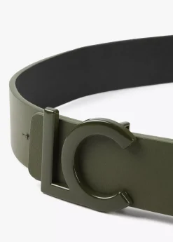 Cinturón reversible estampado