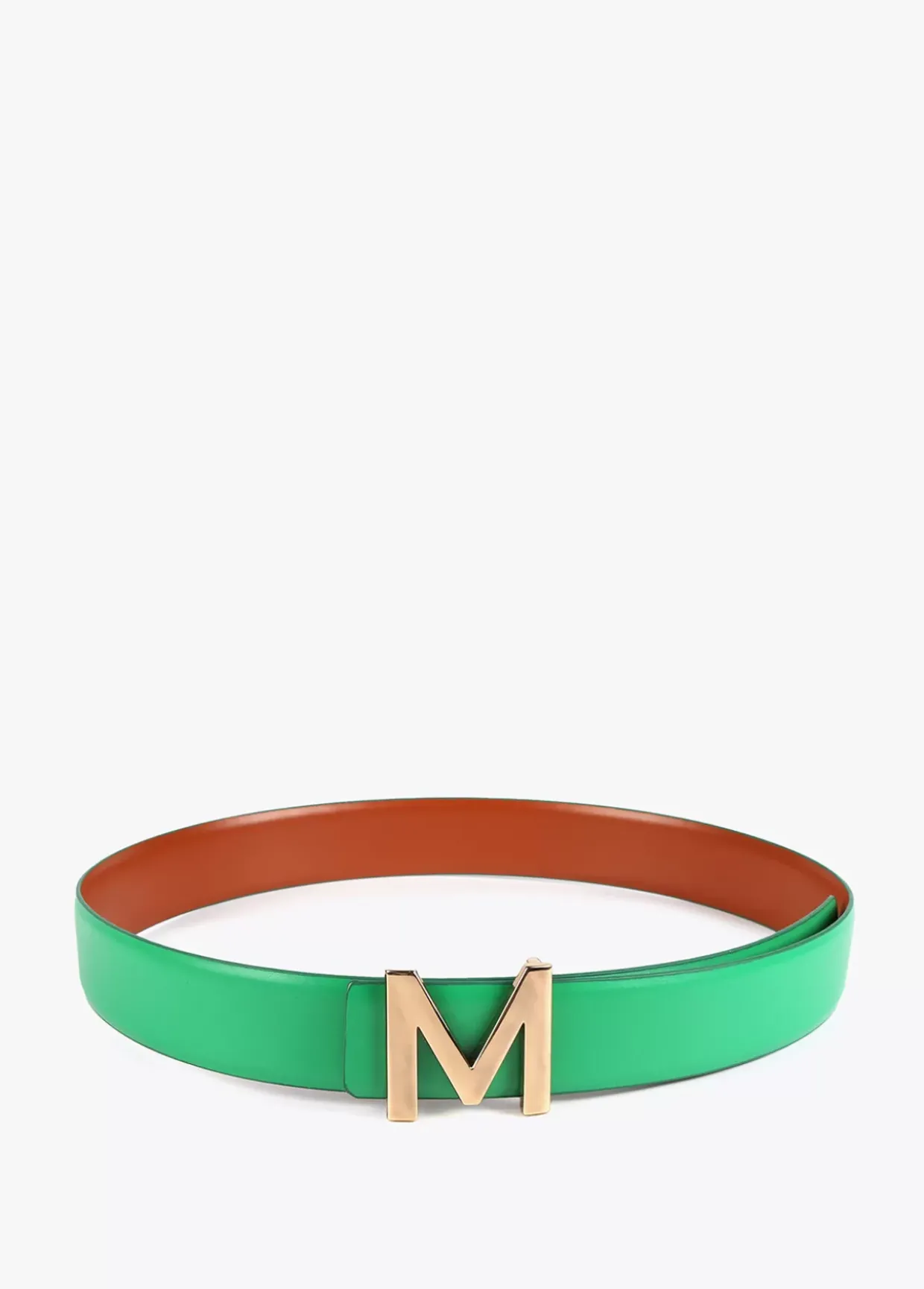 Cinturón reversible hebilla dorada