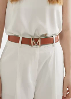 Cinturón reversible hebilla dorada