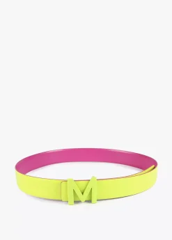 Cinturón reversible hebilla fluor