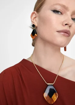 Collar con colgante étnico