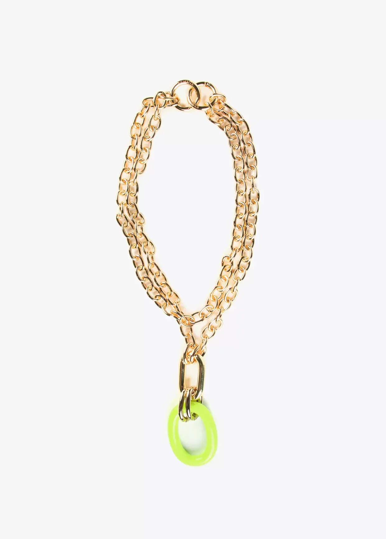 Collar doble cadena y colgante