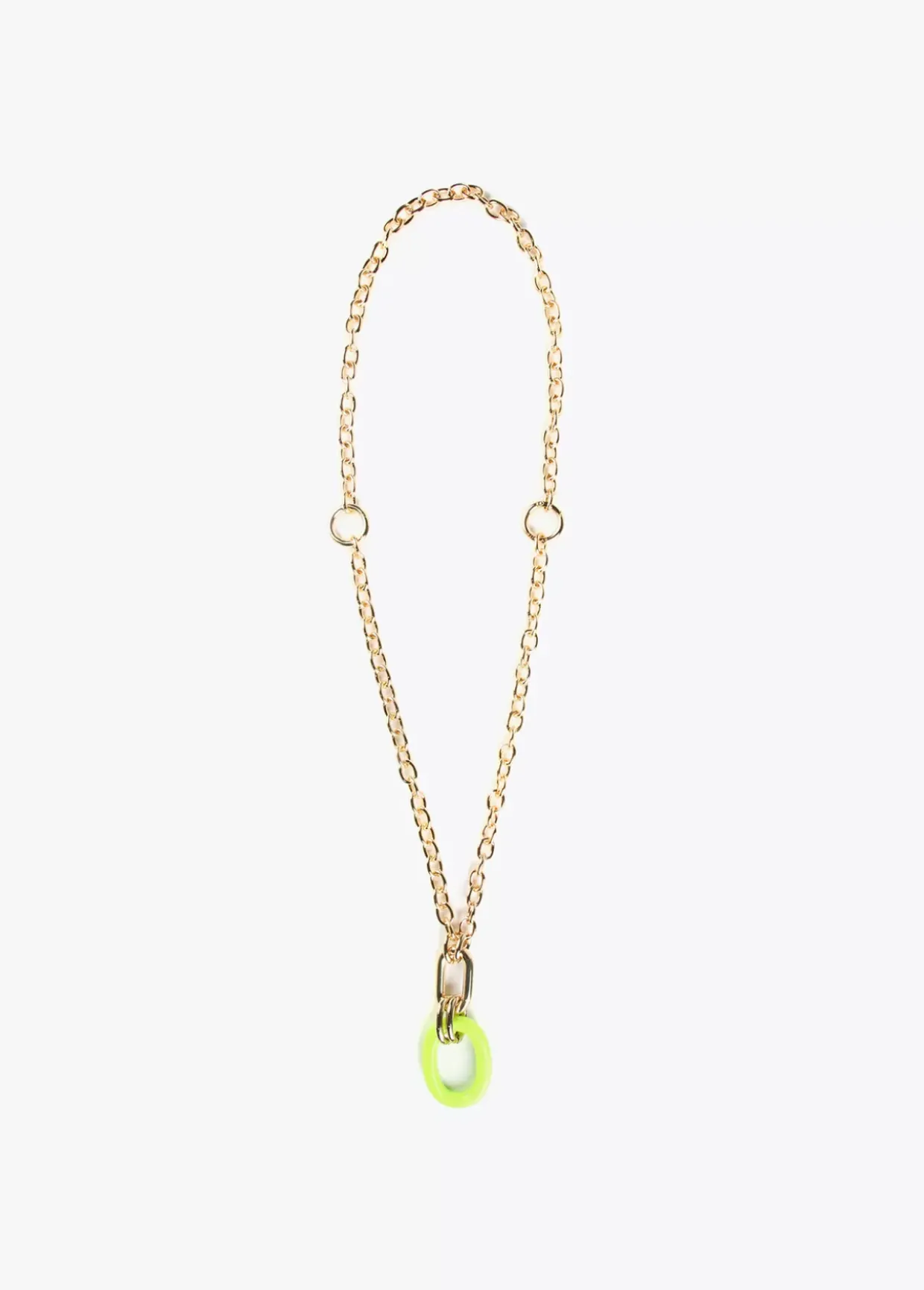 Collar doble cadena y colgante