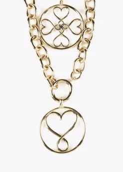 Collar doble medalla