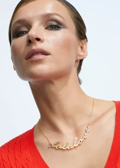 Collar dorado Lola love