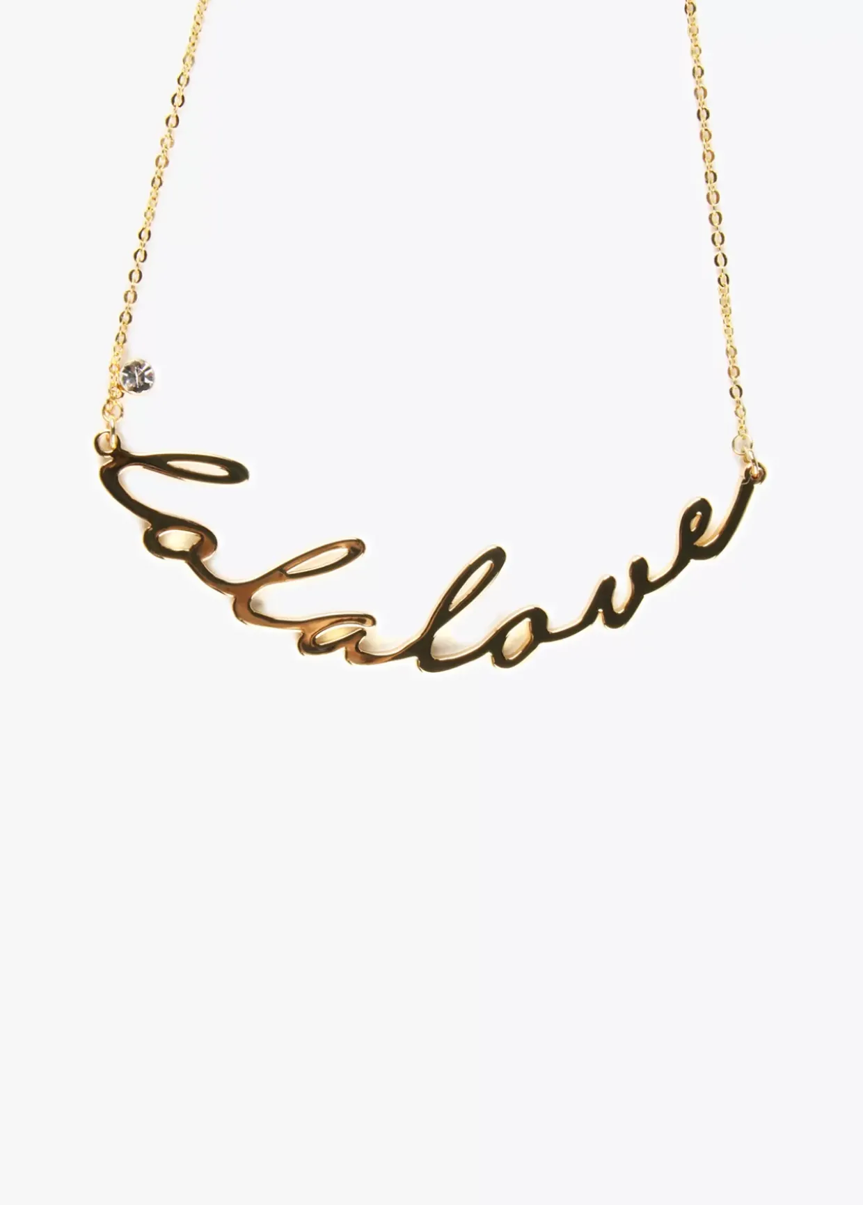 Collar dorado Lola love