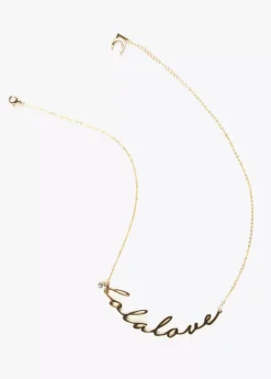 Collar dorado Lola love