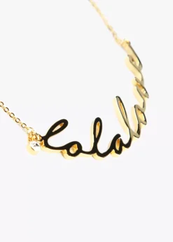 Collar dorado Lola love