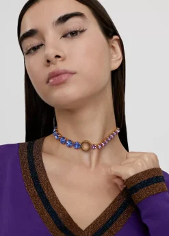 Collar gargantilla de cristales