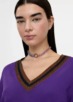 Collar gargantilla de cristales