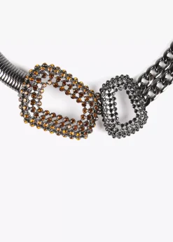 Collar gargantilla doble pieza