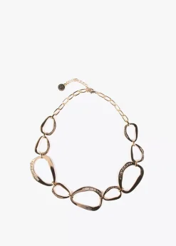 Collar gargantilla dorada