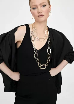 Collar gargantilla dorada