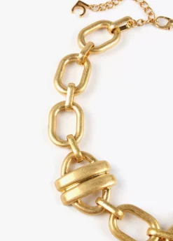 Collar gargantilla dorado