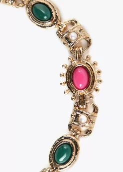 Collar gargantilla piedras