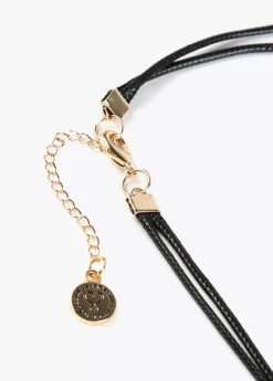 Collar largo corazón infinito