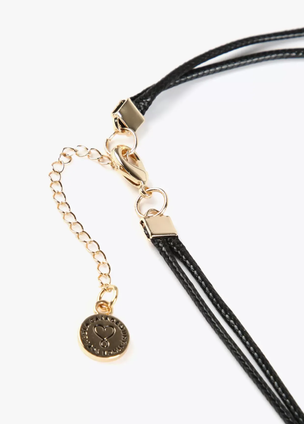 Collar largo corazón infinito