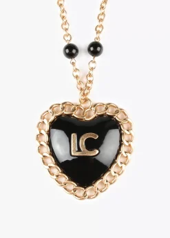 Collar medalla corazón