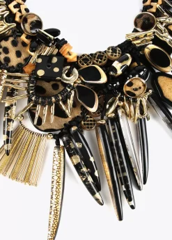 Collar multi abalorios estilo africano