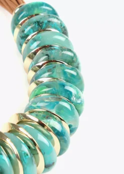 Collar multi piezas turquesa