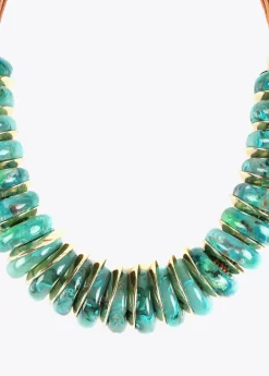 Collar multi piezas turquesa