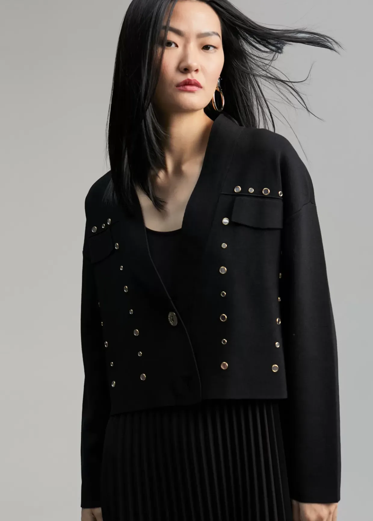 Cárdigan detalle espejos