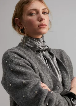 Cárdigan detalle joyas