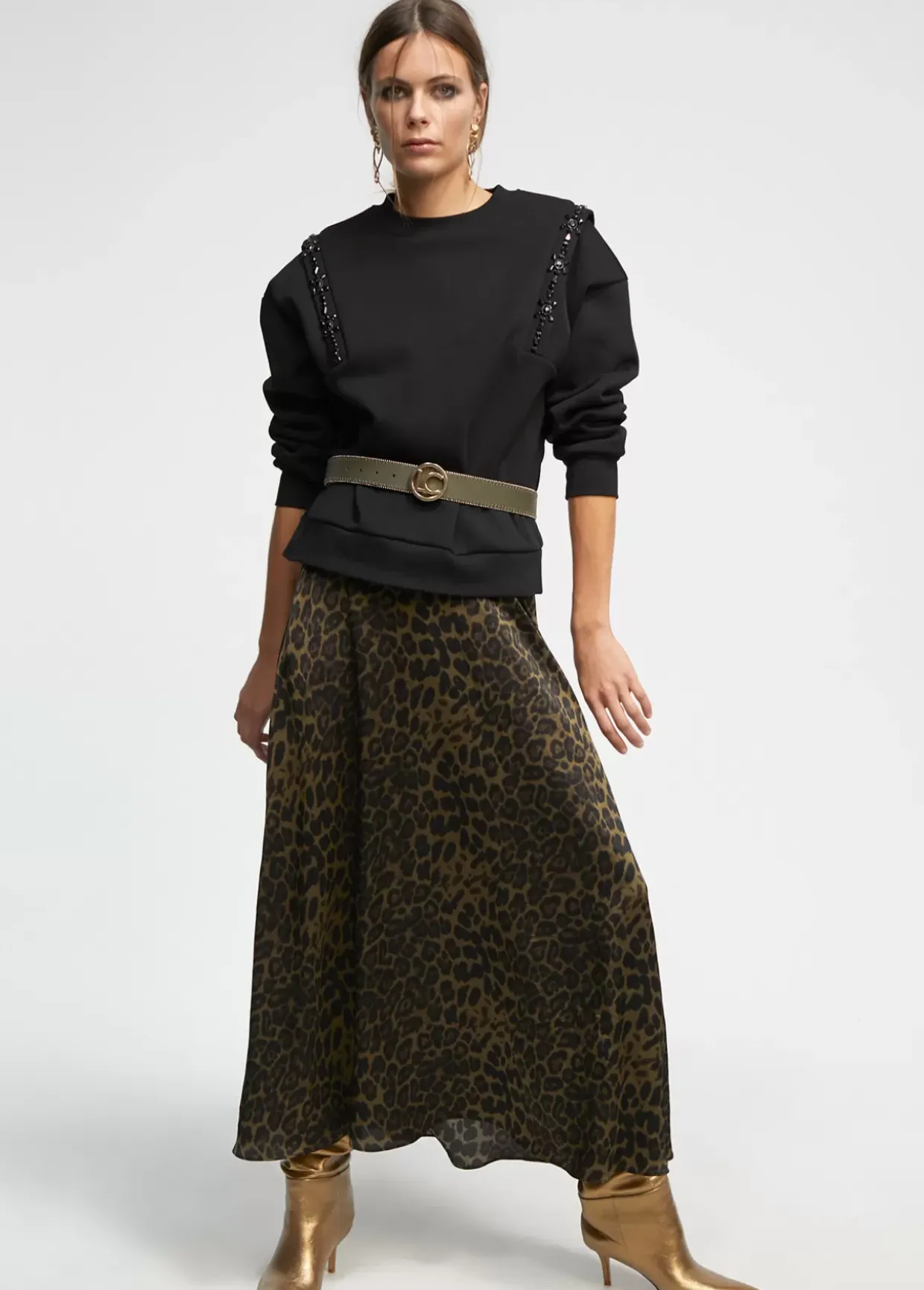 Falda estampado animal print