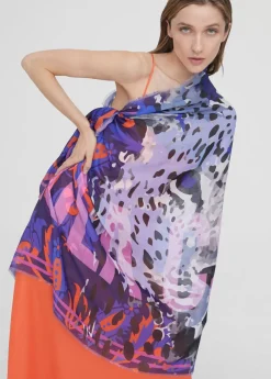 Foulard cara leopardo