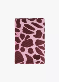 Fular plisado animal print