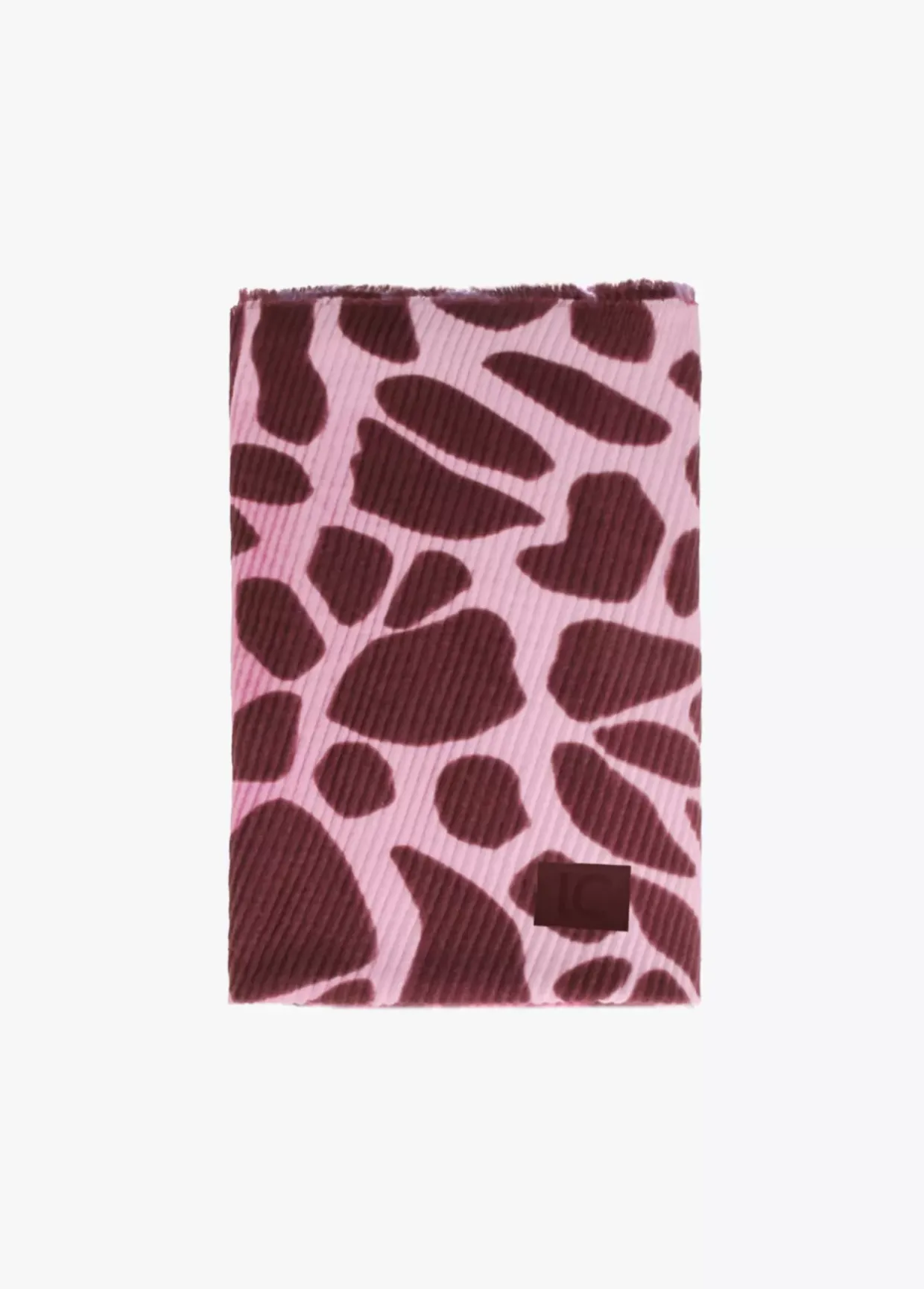 Fular plisado animal print