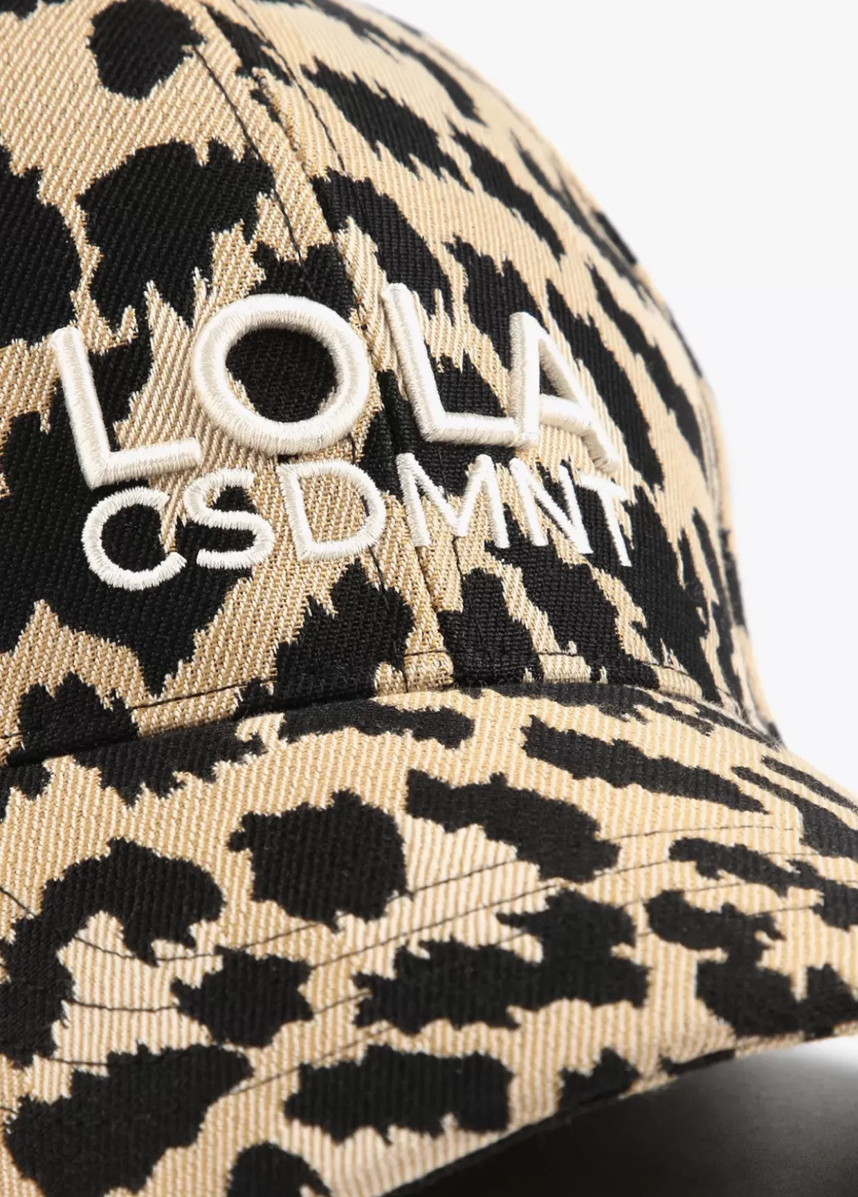 Gorra visera animal print