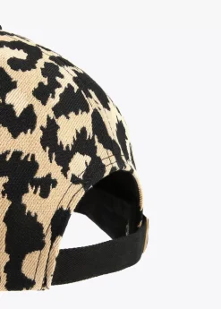 Gorra visera animal print