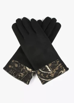 Guantes tejido jacquard