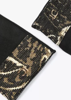 Guantes tejido jacquard