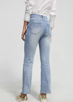 Jeans efecto tornasolado