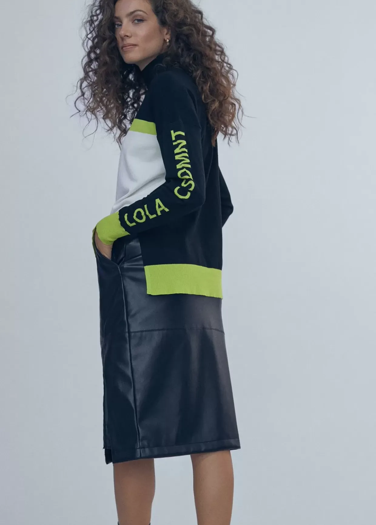 Jersey bicolor |  COLECCIÓN LOLA | Lola Casademunt