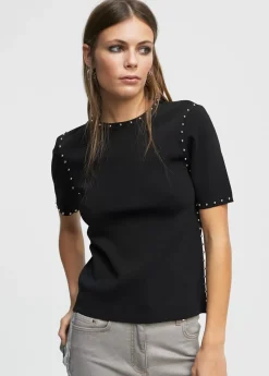 Jersey de punto tachas