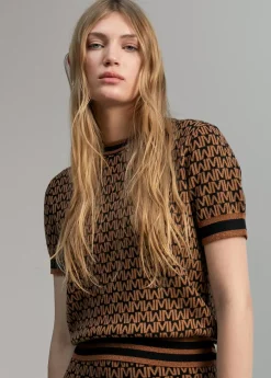 Jersey monograma bicolor