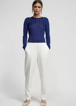 Jersey punto canalé